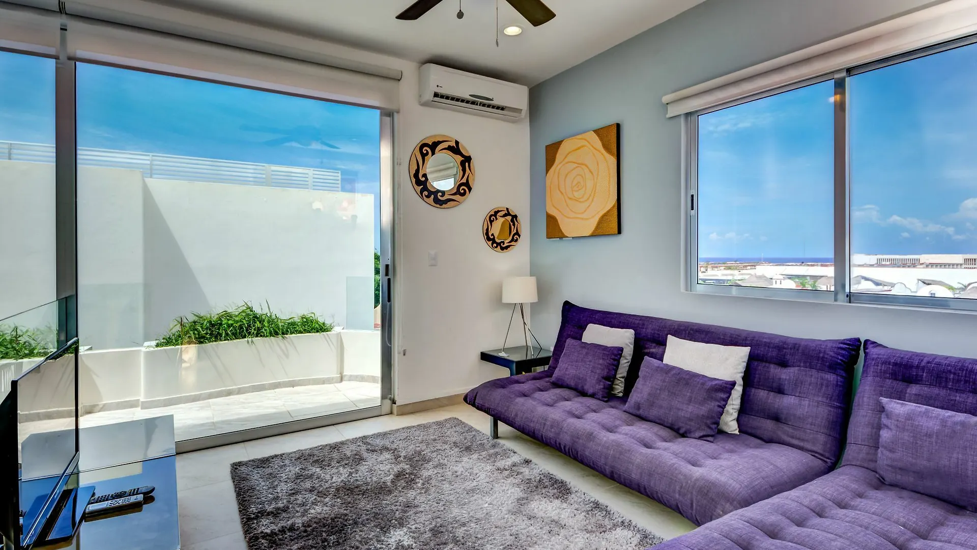 Penthouse Skyline 2Br 2Bathr & Balconies Apartment Playa del Carmen